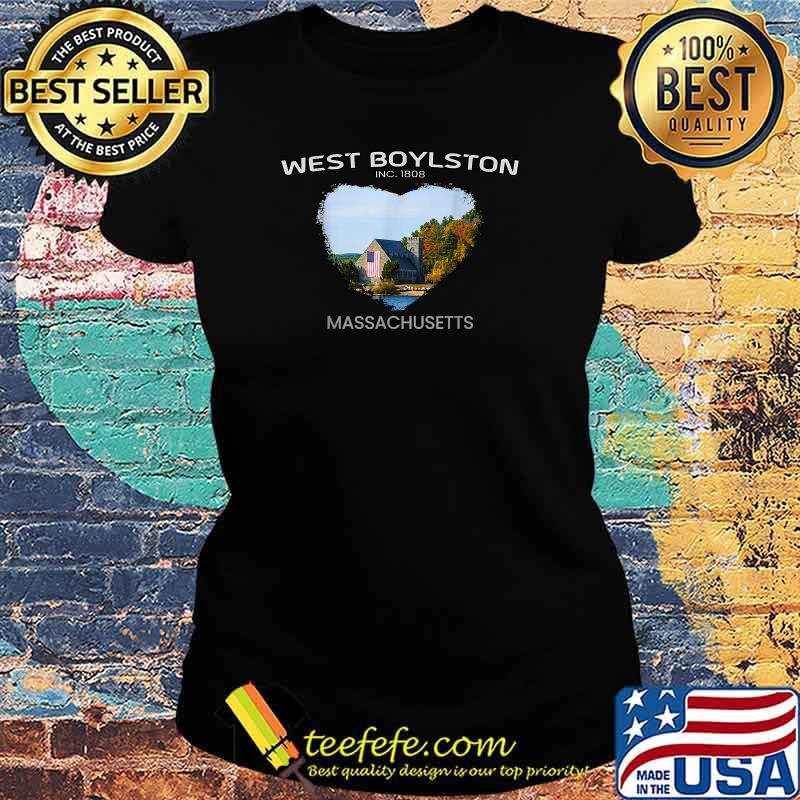 West Boylston MA MASSACHUSETTS Old Stone Church Foliage Shirt Ladies tee West Boylston MA MASSACHUSETTS Old Stone Church Foliage Shirt Ladies tee