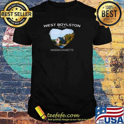 West Boylston MA MASSACHUSETTS Old Stone Church Foliage Shirt