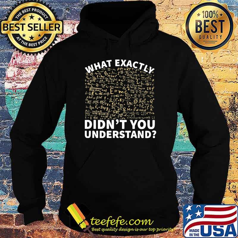 What Exactly Didn't You Understand Shirt Hoodie