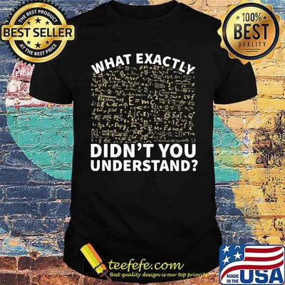 What Exactly Didn't You Understand Shirt