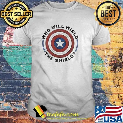 Who will wield the shield captain america shirt