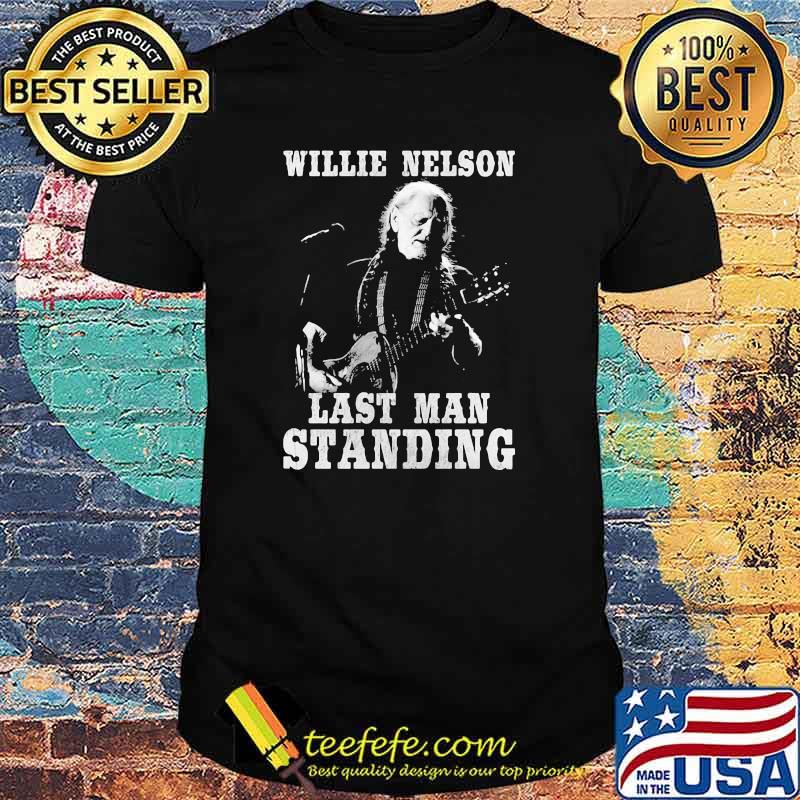 Willie Nelson last man standing guitar shirt