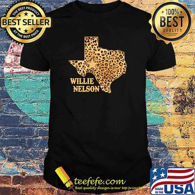 Willie Nelson Texas Leopard Shirt