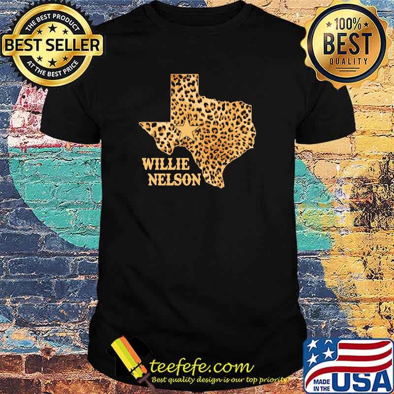 Willie Nelson Texas Leopard Shirt