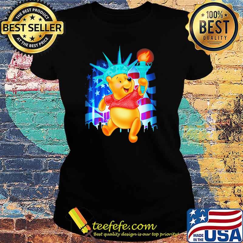 Winnie The Pooh 4th Of July Independence Shirt Ladies tee Winnie The Pooh 4th Of July Independence Shirt Ladies tee