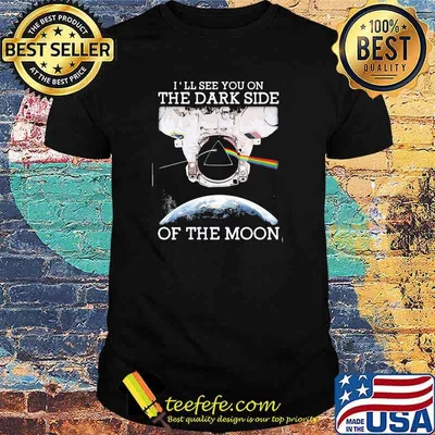 I will see you on the Dark Side of the moon astronaut american shirt