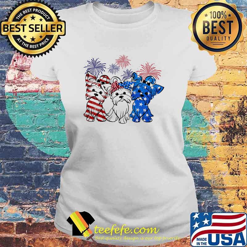 Yorkshire terrier flag colors yorkie lovers Laides tee Yorkshire terrier flag colors yorkie lovers Laides tee
