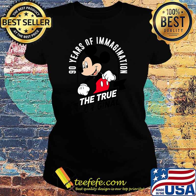 90 years of immagination Disney Mickey Mouse T-Shirt Ladies tee 90 years of immagination Disney Mickey Mouse T-Shirt Ladies tee