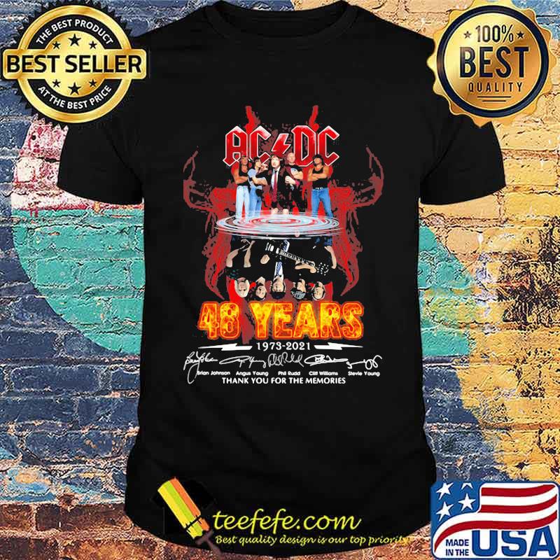 AC DC 48 years 1973 2021hank you for the memories signature