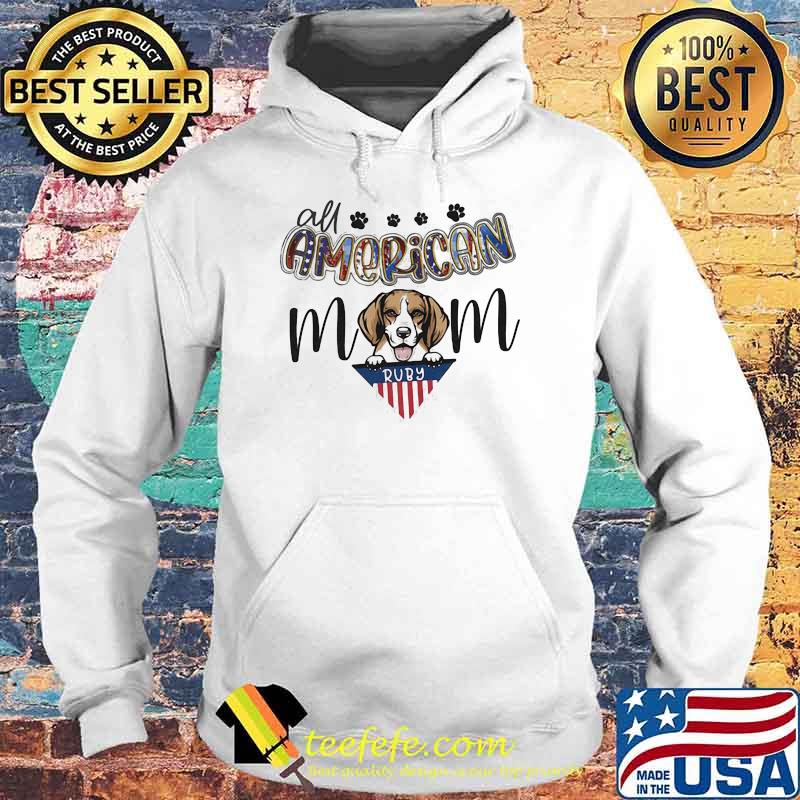 All American Mom Dog Shirt Hoodie All American Mom Dog Shirt Hoodie