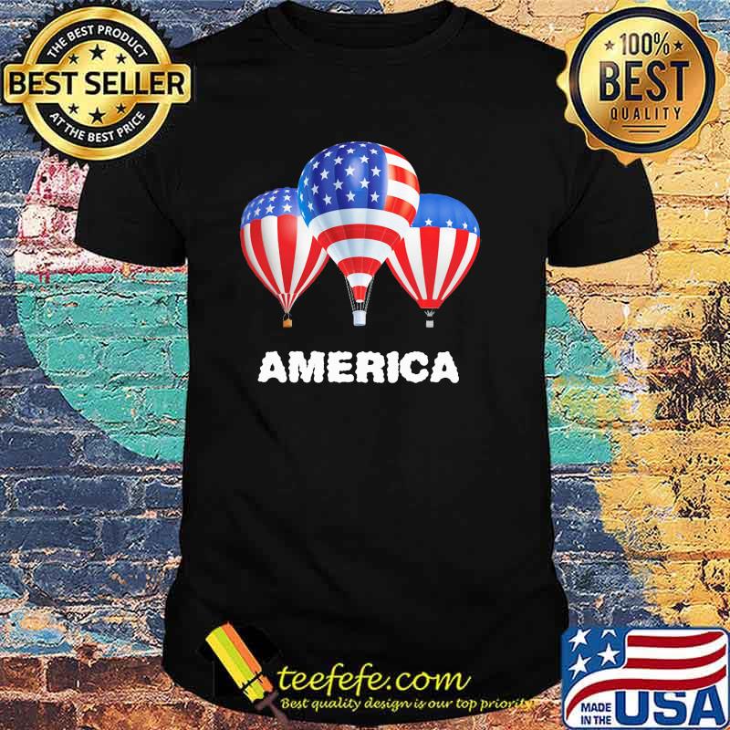 America Air Balloon American Flag Shirt America Air Balloon American Flag Shirt