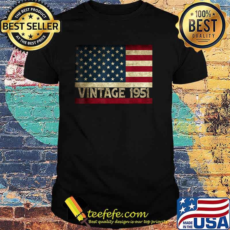 American Flag Vintage 1951 70th T-Shirt