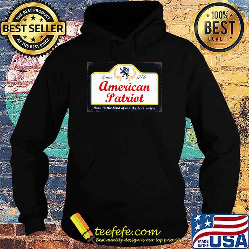 American patriot since 1776 lion beer Hoodie American patriot since 1776 lion beer Hoodie