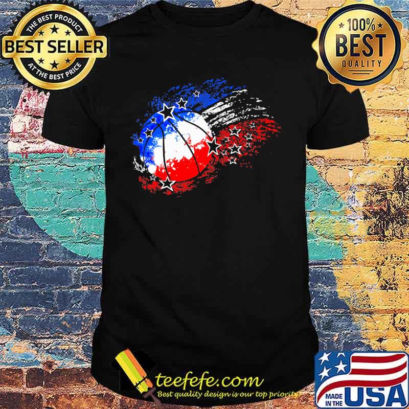 Basketball Red White Blue Shirt Basketball Red White Blue Shirt