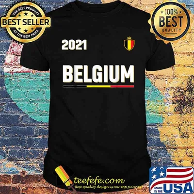 Belgium Soccer Jersey Belgian Football Team 2021 T-Shirt