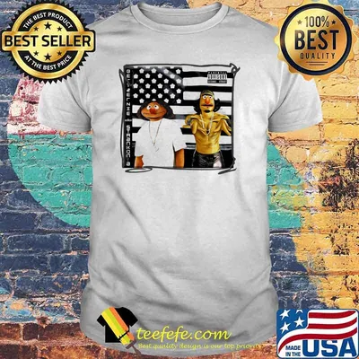 Bert and Ernie american flag shirt