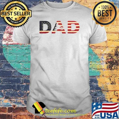 Biker Father - Patriotic Bike Rider Independence Day T-Shirt