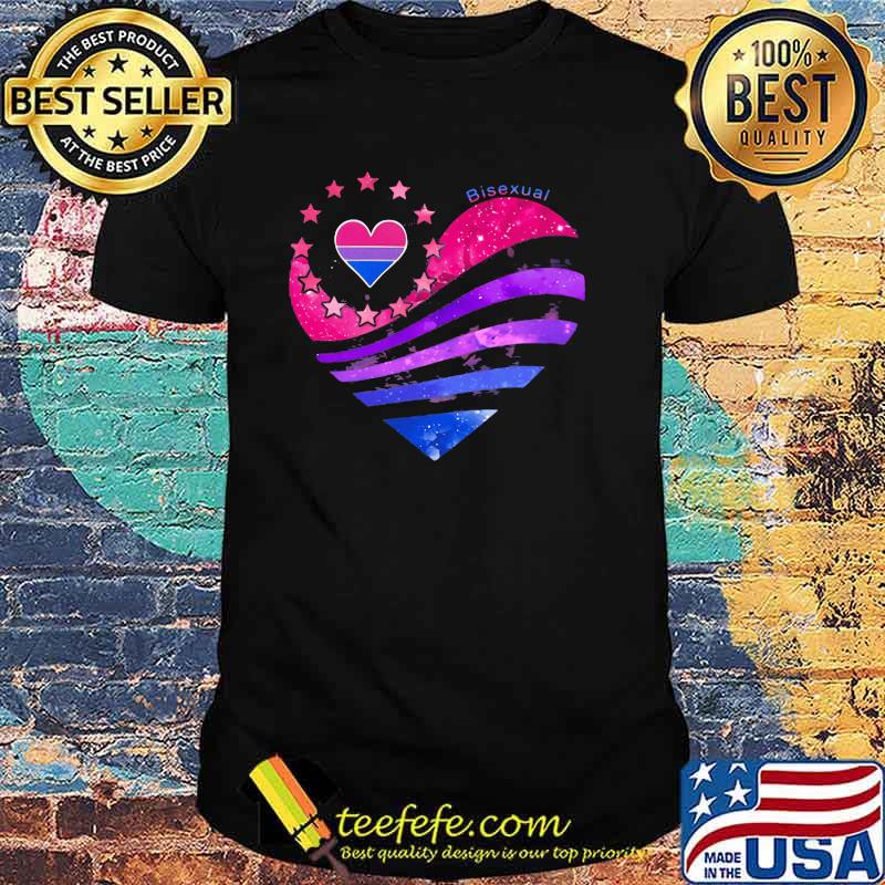 Bisexual Pride Heart Shirt Bisexual Pride Heart Shirt