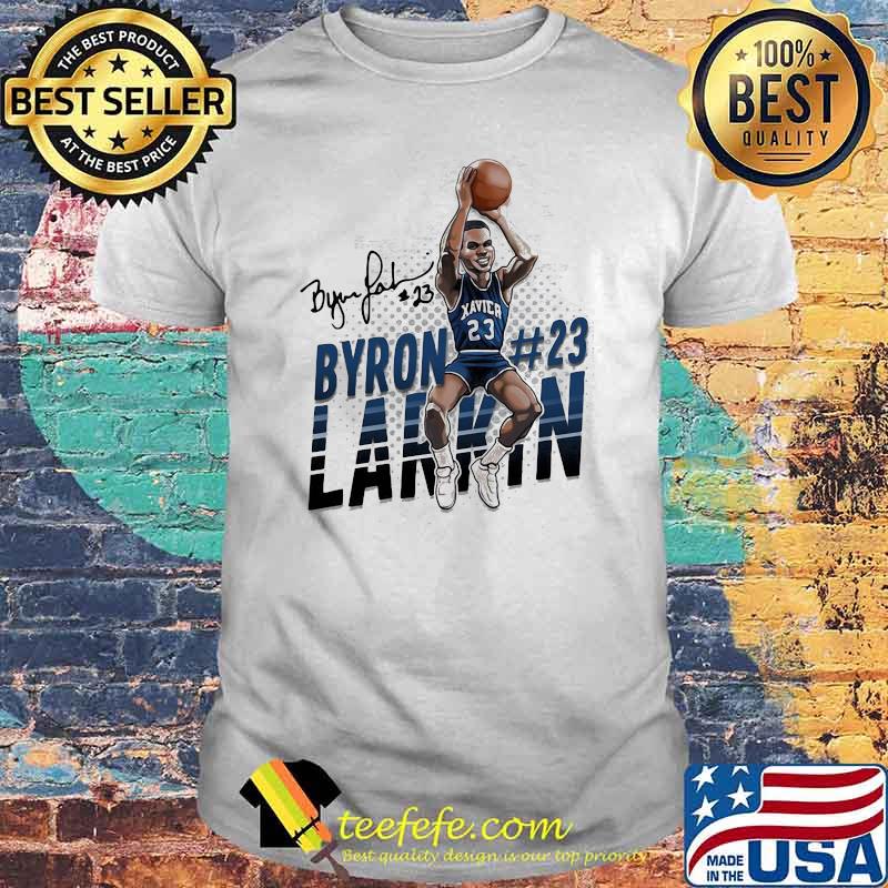 Byron larkin basketball signature shirt