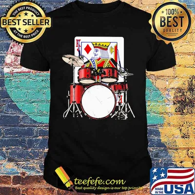 Card King Drummer Shirt