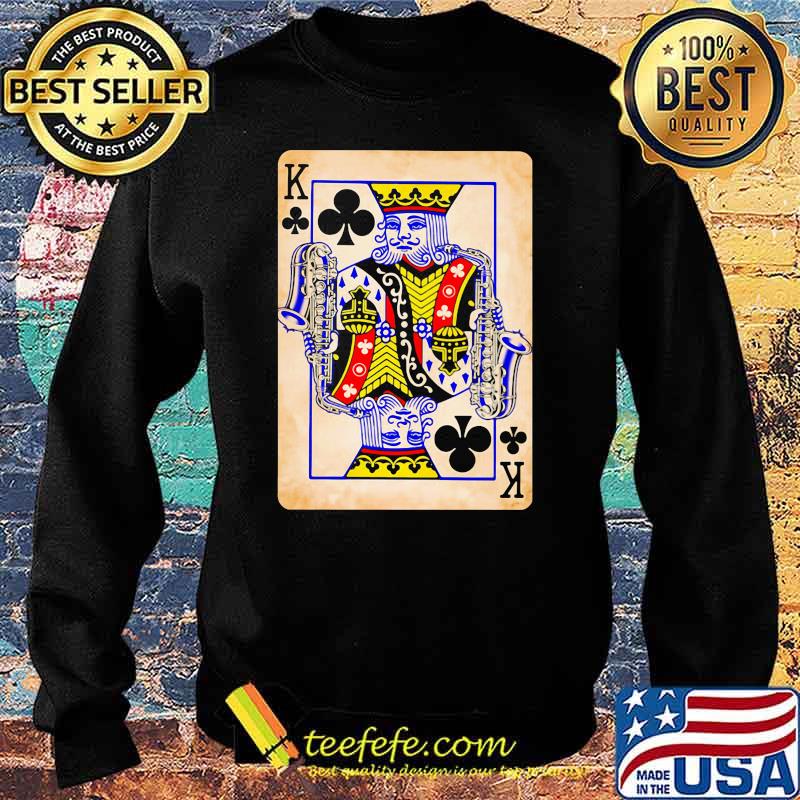 Card saxophone K Shirt Sweater Card saxophone K Shirt Sweater