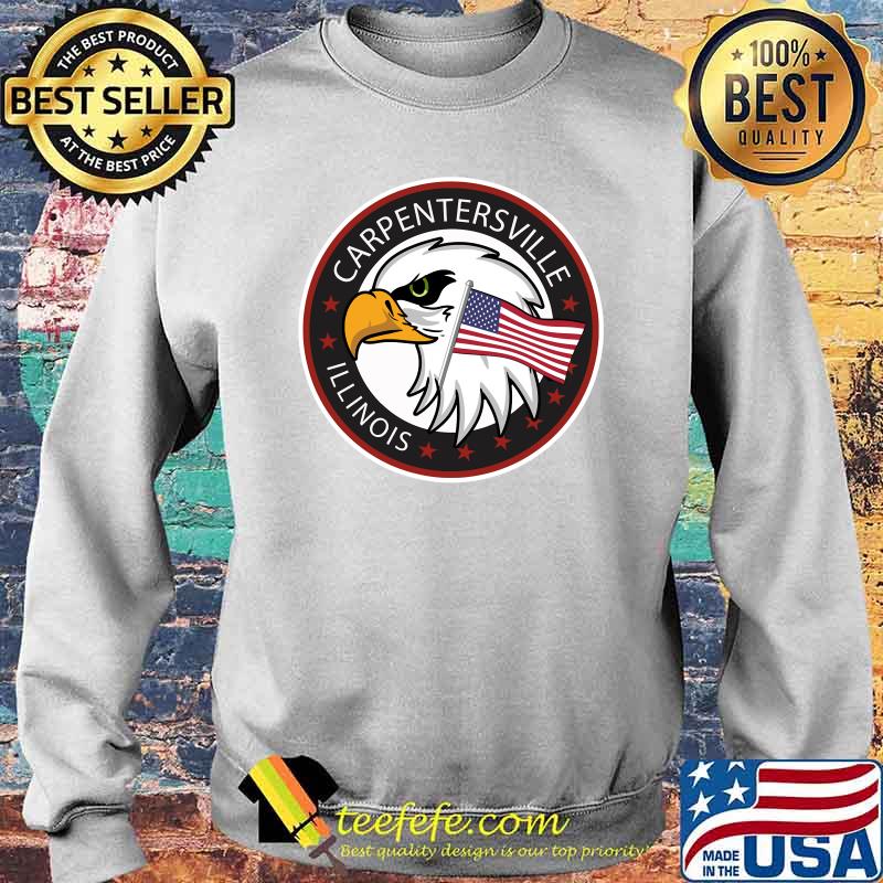 Carpentersville Illinois Eagle American Flag Sweater Carpentersville Illinois Eagle American Flag Sweater