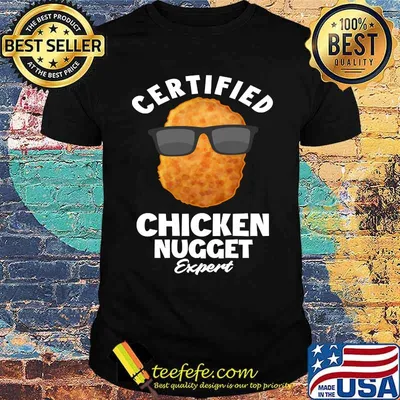 Certified Chicken Nugget Expert Sunglasses T-Shirt