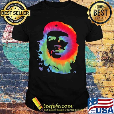 CHE GUEVARA Revolution Cuba Tie Dye Rainbow T-Shirt