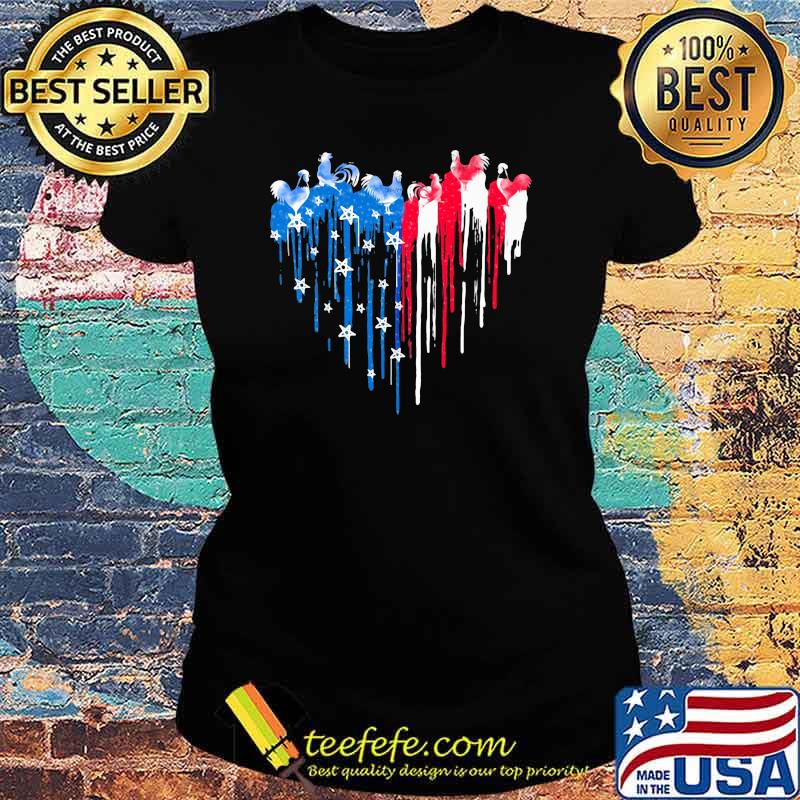 Chicken freedom colors chicken lovers Shirt Ladies tee Chicken freedom colors chicken lovers Shirt Ladies tee