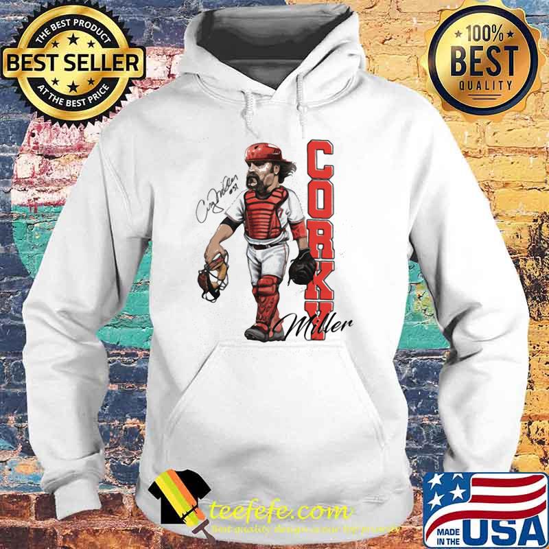 Corky miller signature player baseball Hoodie Corky miller signature player baseball Hoodie