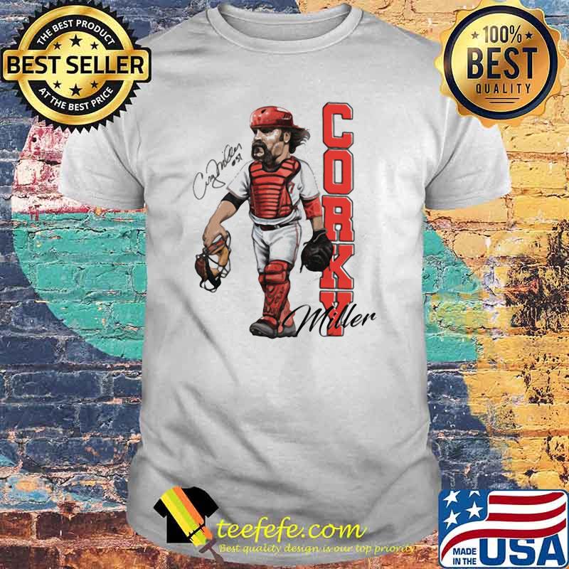 Corky miller signature player baseball shirt Corky miller signature player baseball shirt