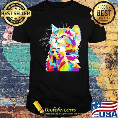 Cute Cat Color Shirt