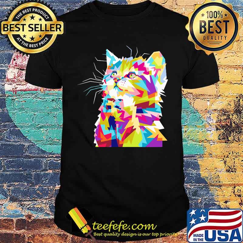 Cute Cat Color Shirt Cute Cat Color Shirt