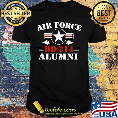 DD214 Air Force Alumni USAF Veteran T-Shirt