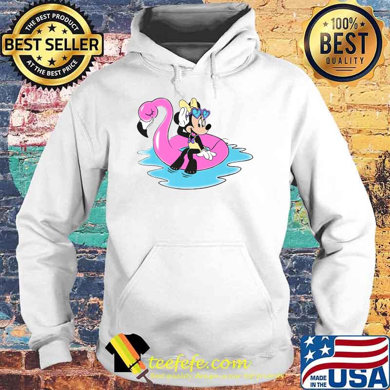 Disney Minnie and Flamingo T-Shirt Hoodie Disney Minnie and Flamingo T-Shirt Hoodie