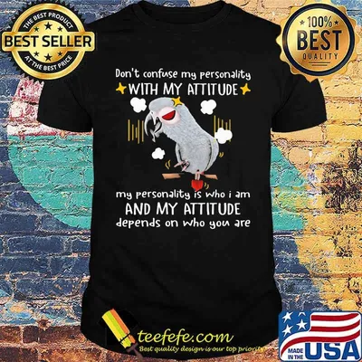 Don't Confuse My Personality With My Attitude My Personality Is Who I Am And My Attitude Shirt
