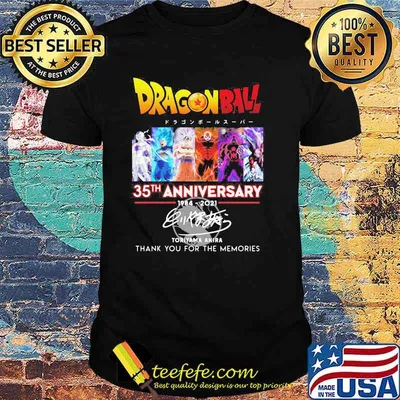 Dragon Ball 35th Anniversary Thank You For The Memories shirt
