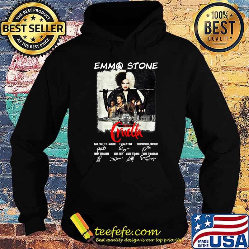 Emmas Stone Disney Cruella Signatures T-Shirt Hoodie Emmas Stone Disney Cruella Signatures T-Shirt Hoodie