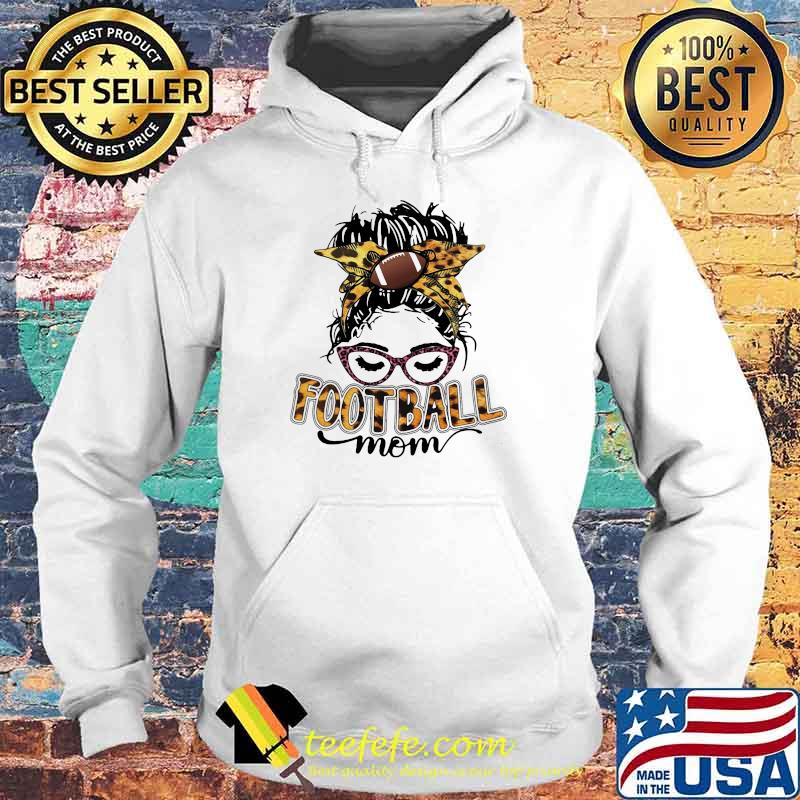 Football Mom Lepoard Shirt Hoodie Football Mom Lepoard Shirt Hoodie