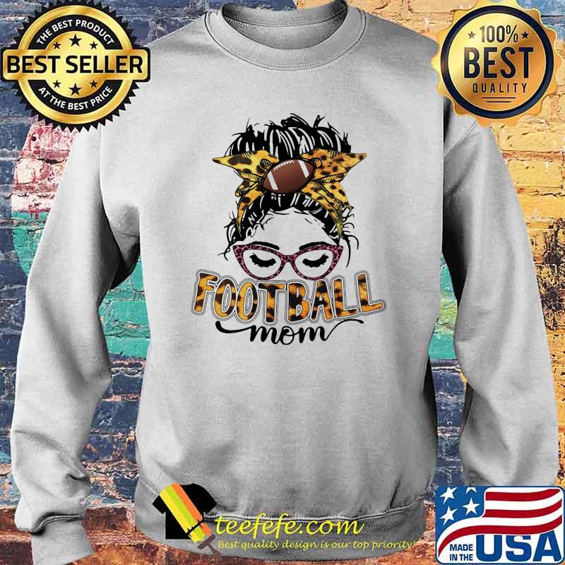 Football Mom Lepoard Shirt Sweater Football Mom Lepoard Shirt Sweater