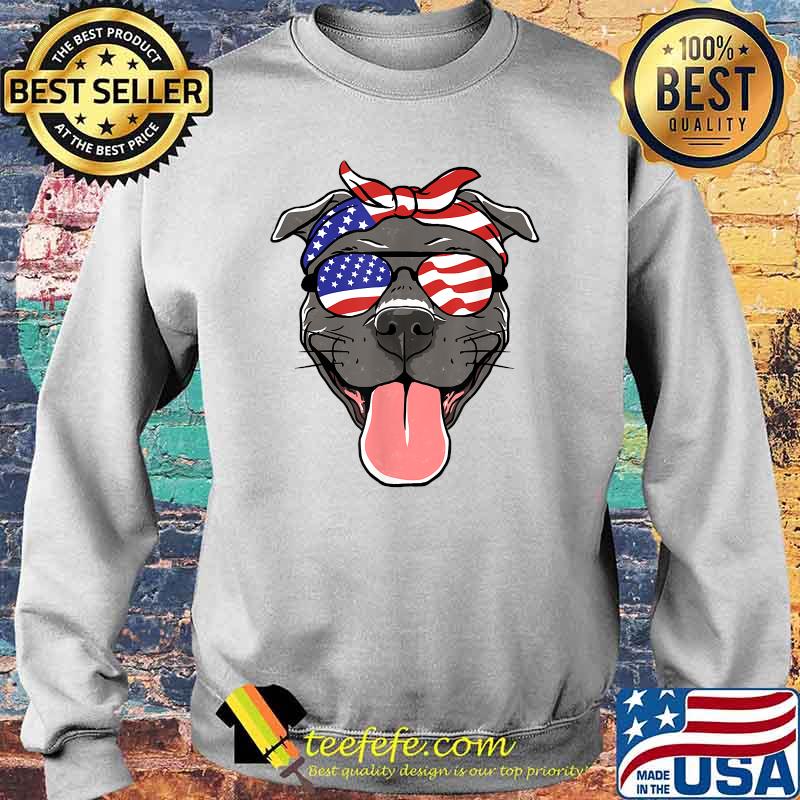 Fourth of July Dog Lovers Patriotic Pup T-Shirt Sweater Fourth of July Dog Lovers Patriotic Pup T-Shirt Sweater