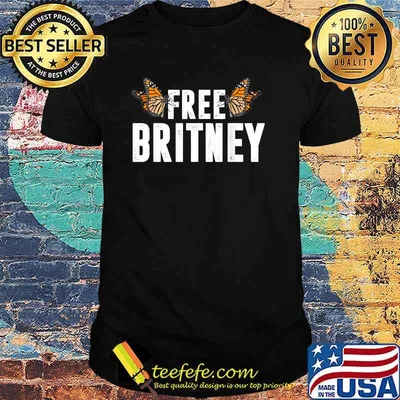 Free Britney Save Butterfly Retro T-Shirt