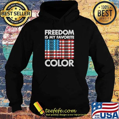 Freedom is my favorite color american pencil us flag shirt