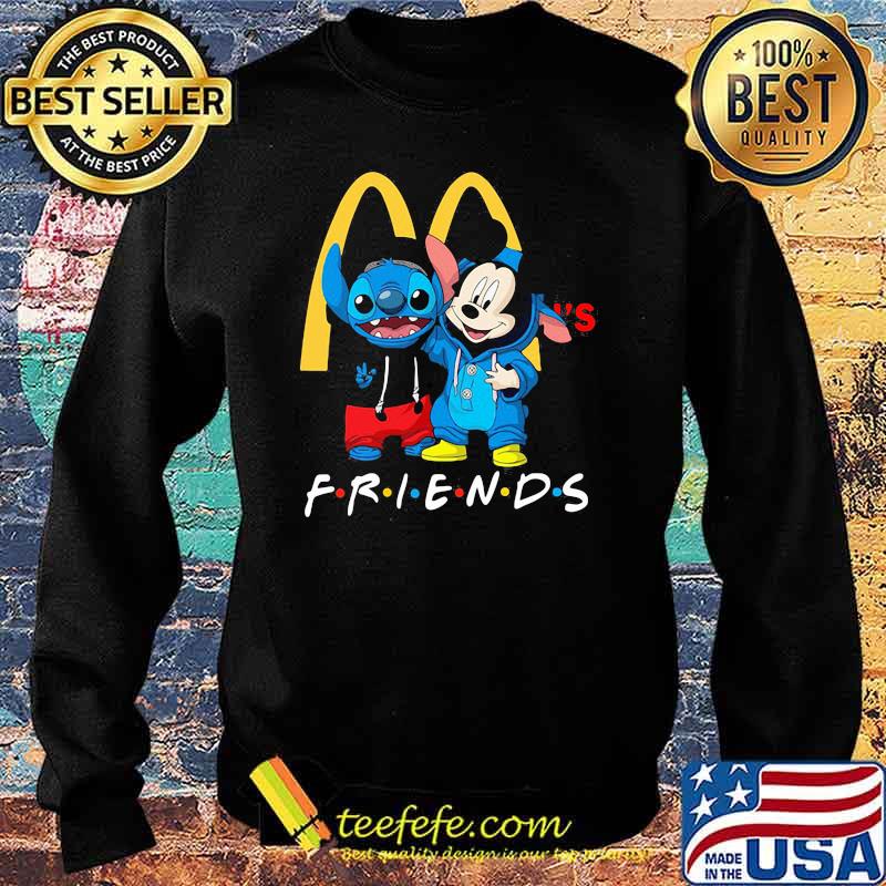 Friends Mcdonalds mickey and stitch Sweater Friends Mcdonalds mickey and stitch Sweater