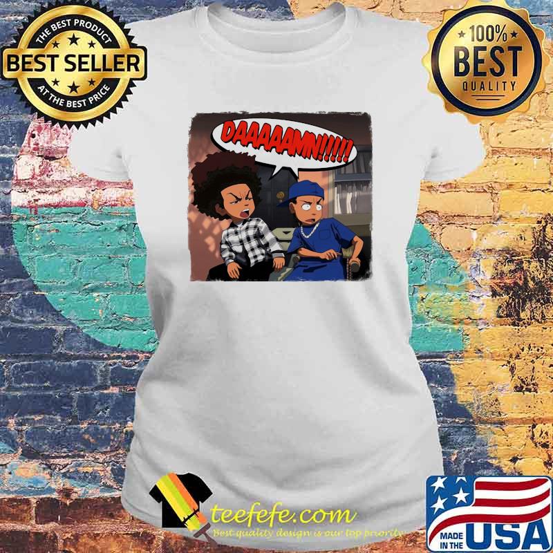 Funny cartoon Boondocks Laides tee Funny cartoon Boondocks Laides tee
