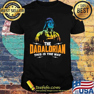 Funny The Dadalorian This is the way T-Shirt