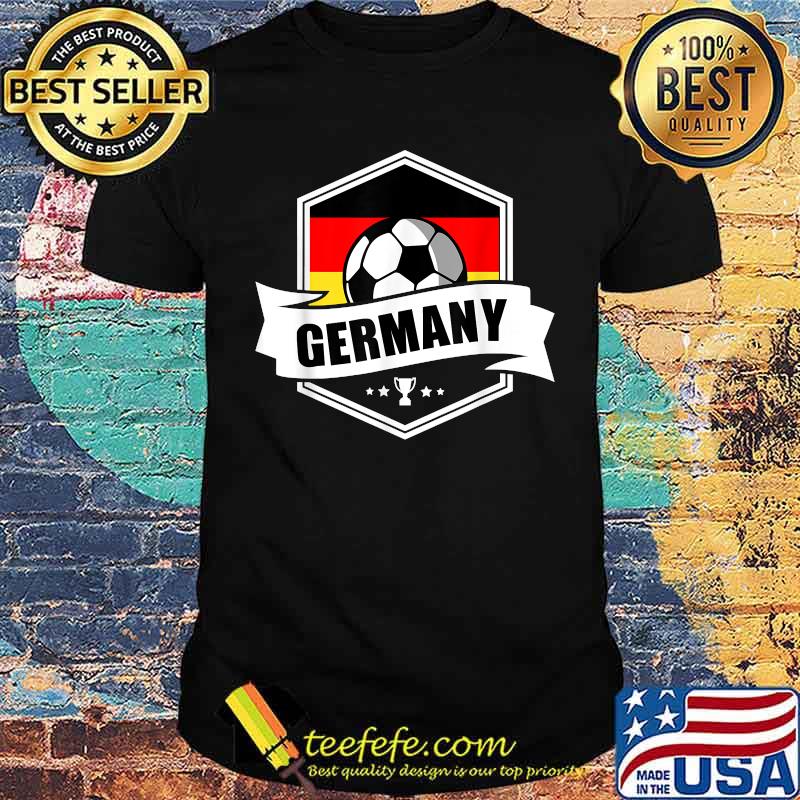 Germany Soccer Jersey 2021 German Flag Scarf Ball T-Shirt