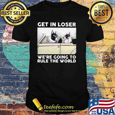 Get In Loser We're Going To Rule The World Shirt