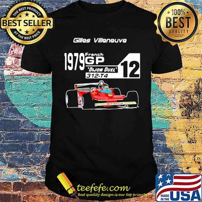 Gilles Villeneuve 1979 French GP Car shirt