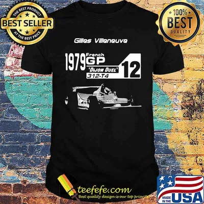 Gilles Villeneuve 1979 French GP Dijon Duel Car shirt
